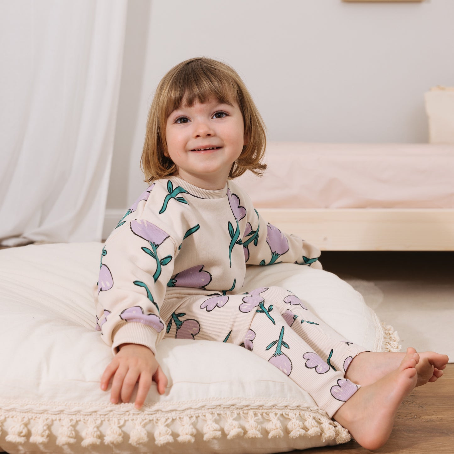 Cuscino da pavimento rotondo