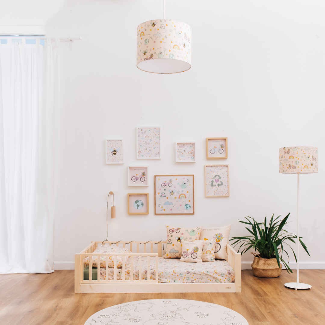 Cuscino in cotone Ama il tuo pianeta