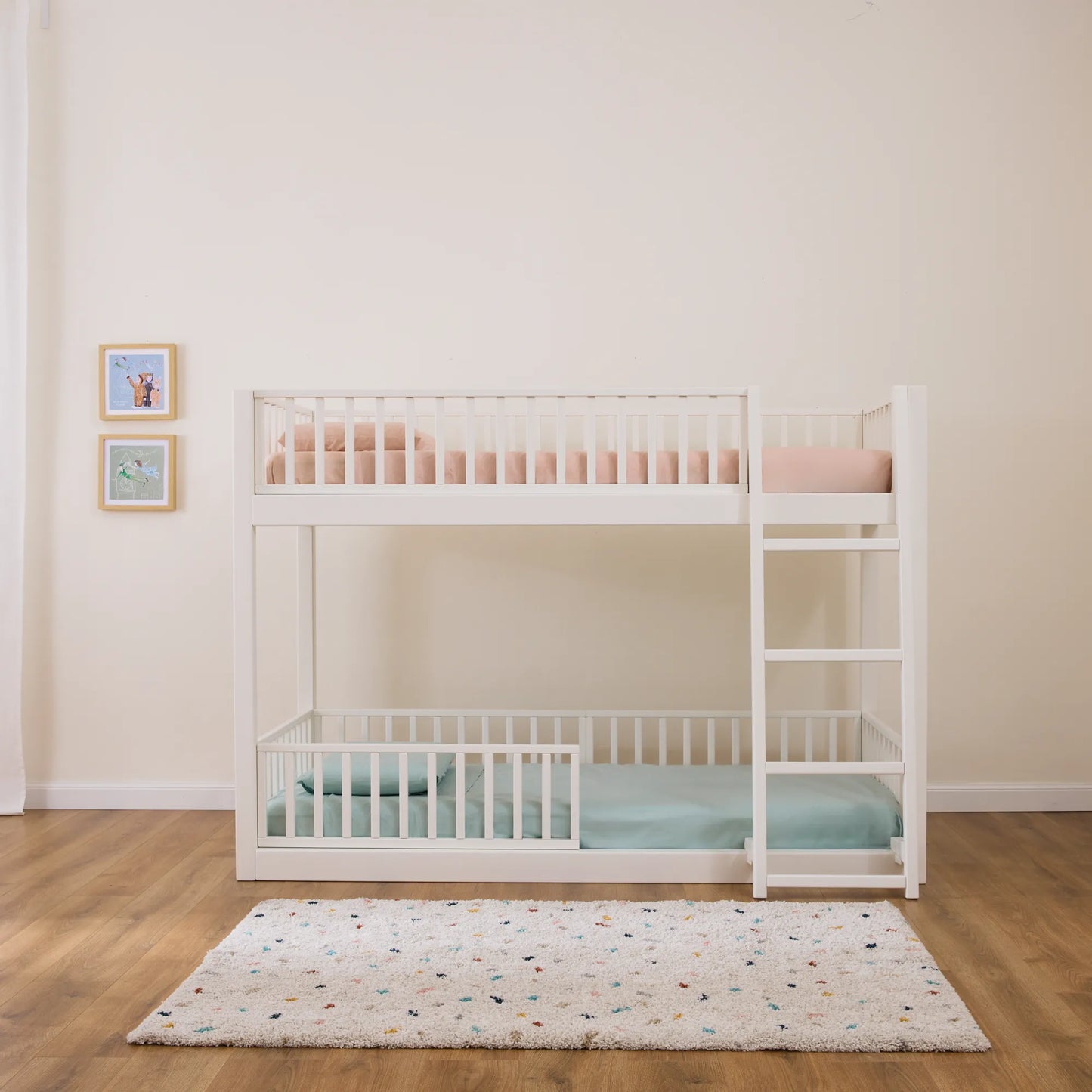 Letto a castello evolutivo zero+ Duo bio paint