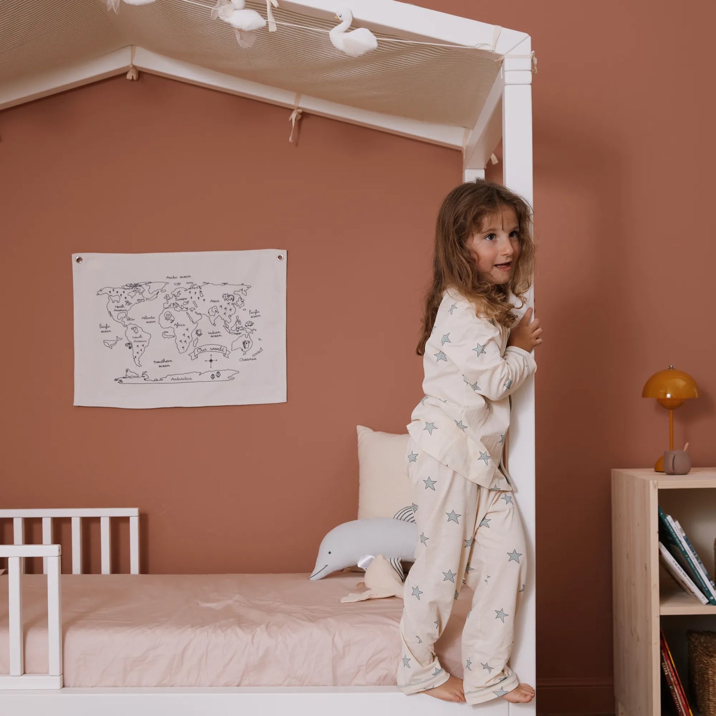 Telino Cielo per letto zero+ Dream casetta e baldacchino