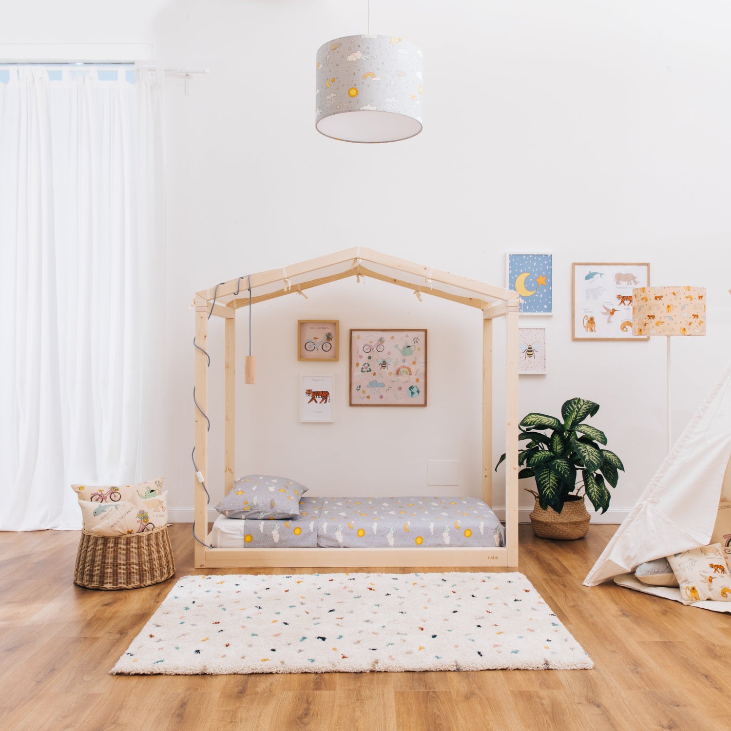  Letto Montessori a capanna