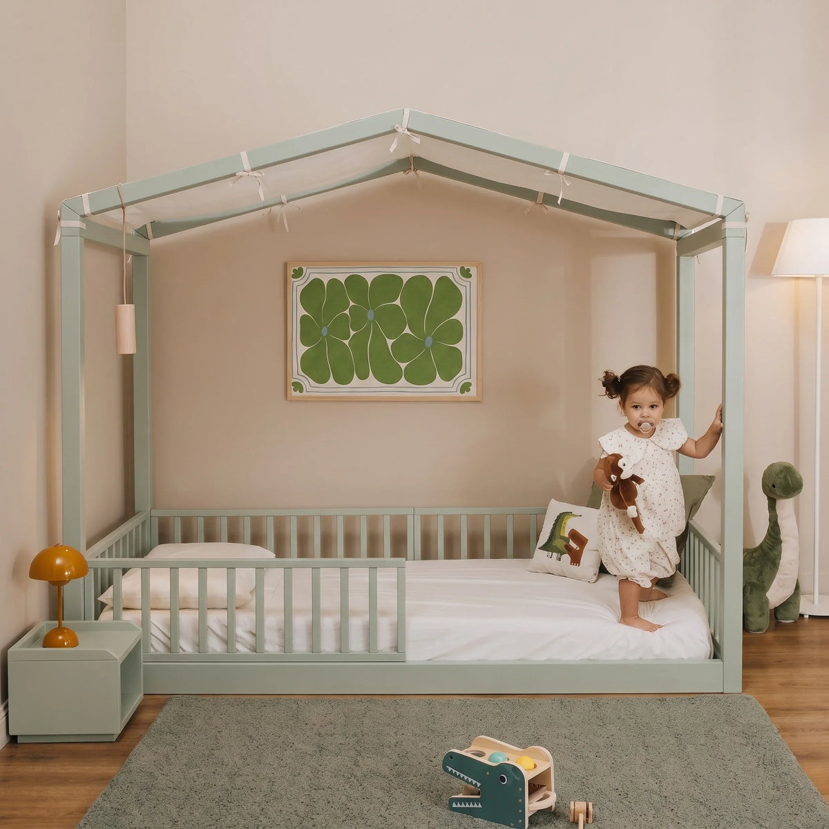 Letto evolutivo zero+ bio paint Felce