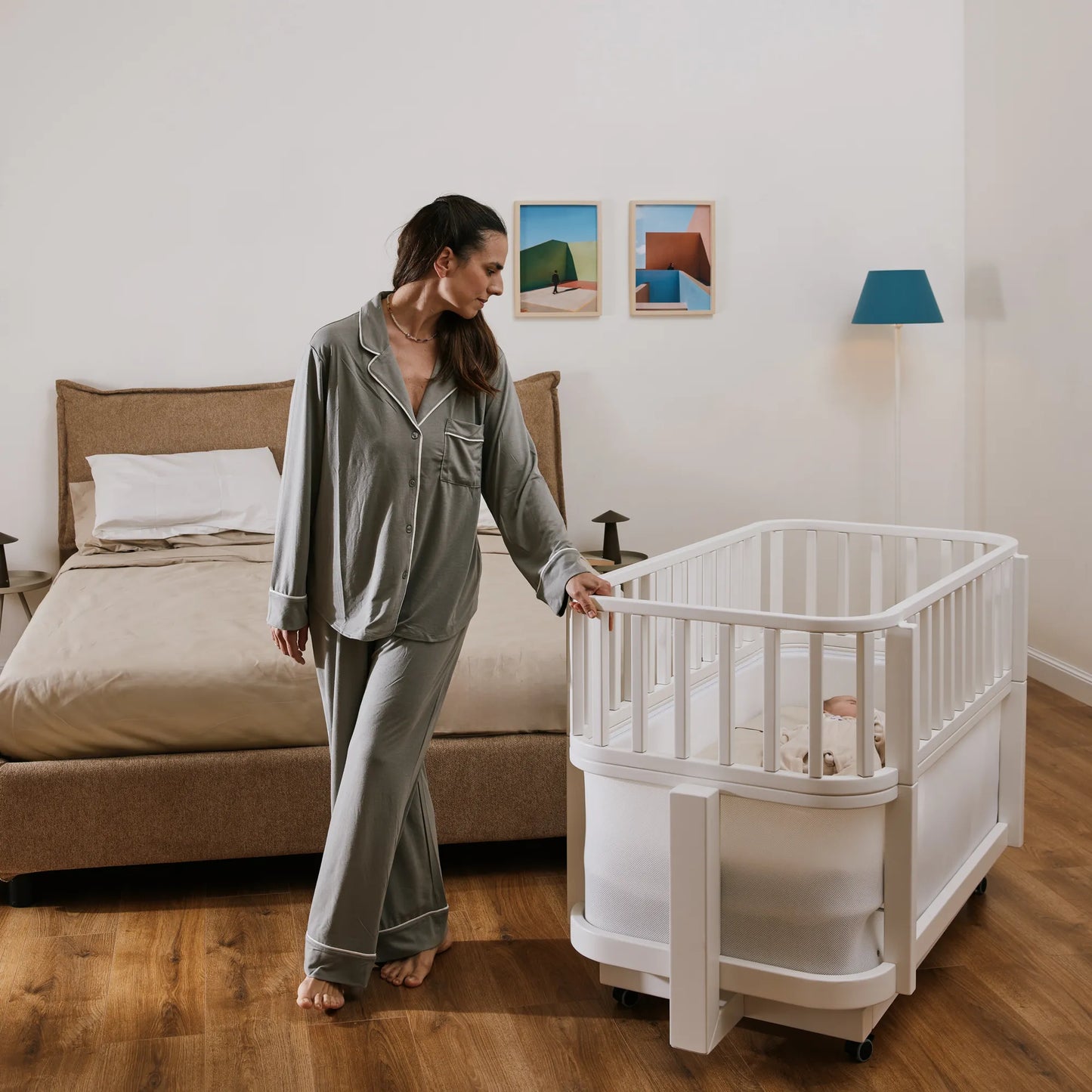 Culla next to me evolutiva zero+ Una bio paint