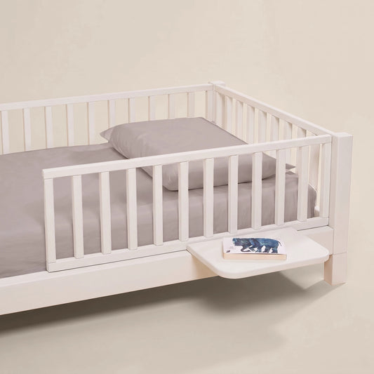 Comodino bio paint Bianco per letto evolutivo zero+