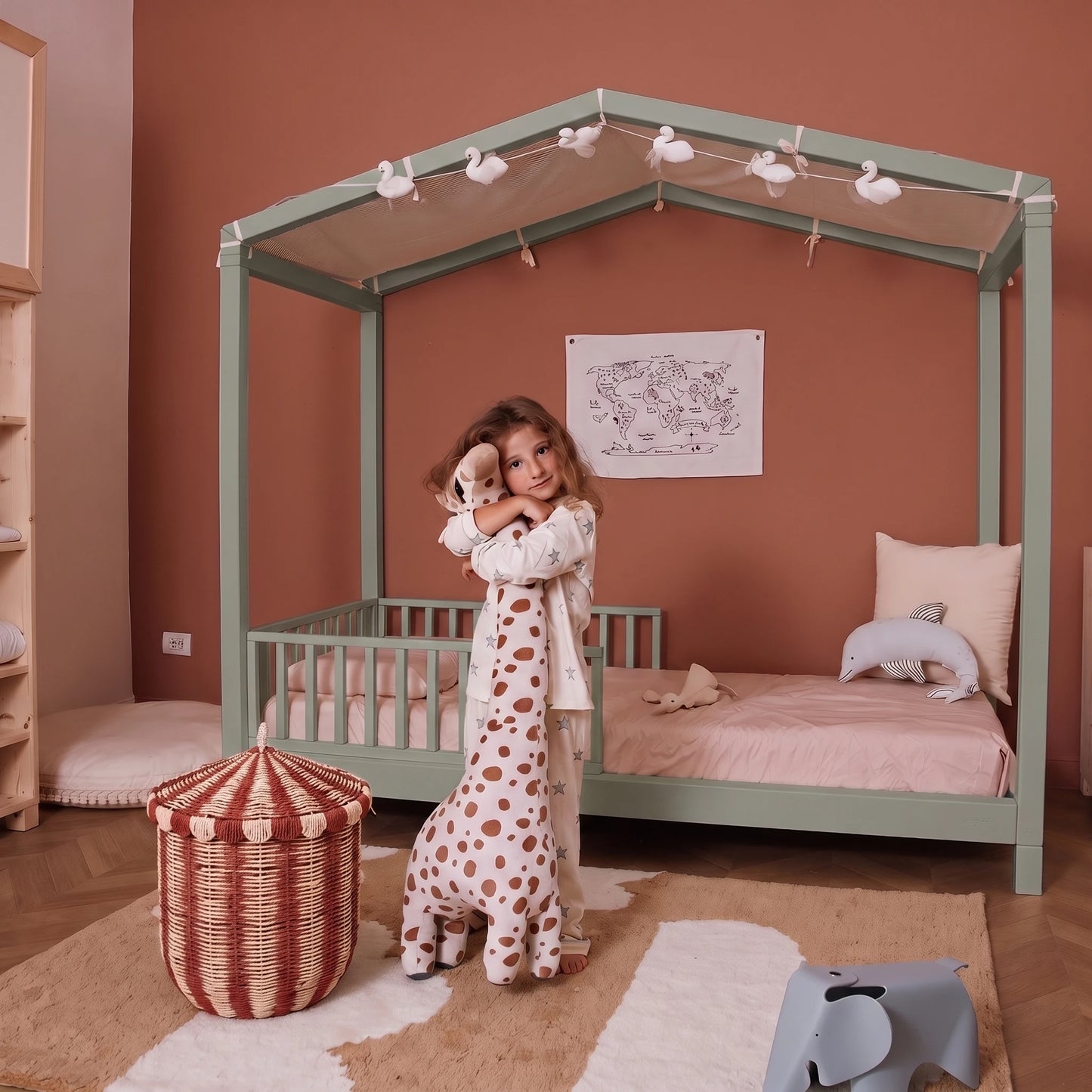 Letto evolutivo zero+ Dream bio paint Felce