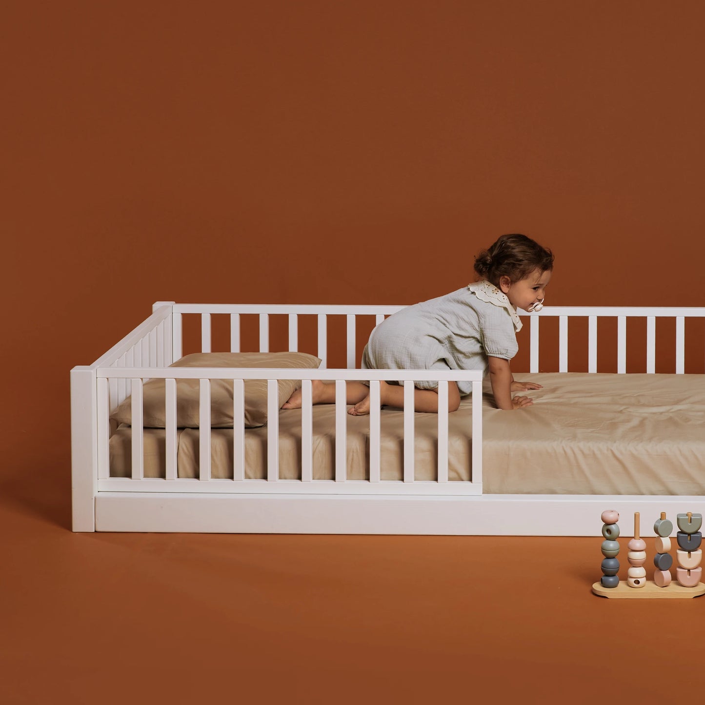Letto evolutivo zero+ Earth bio paint Bianco