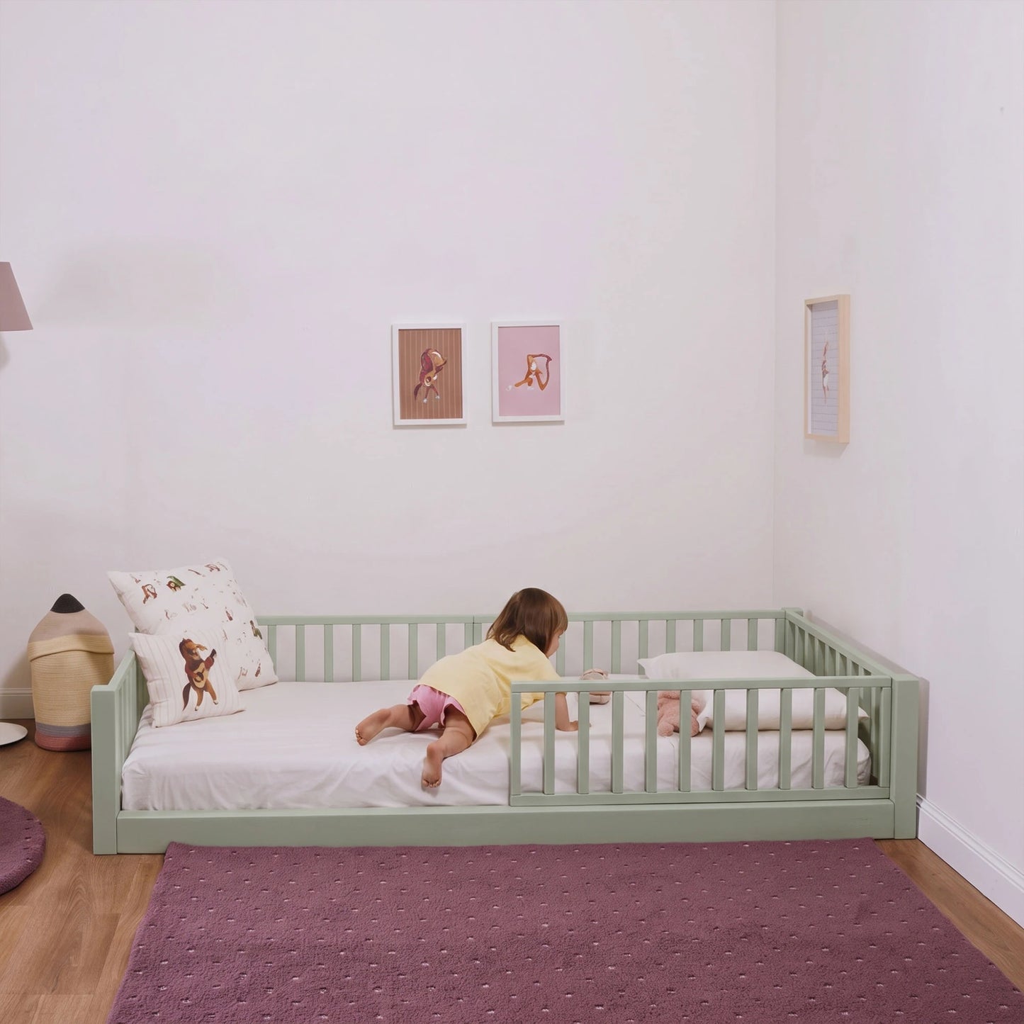 Letto evolutivo zero+ Earth bio paint Felce