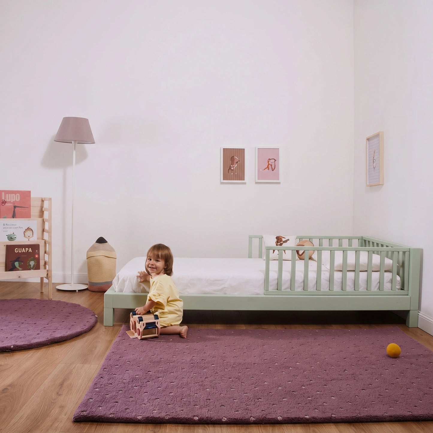 Letto evolutivo zero+ Earth bio paint Felce