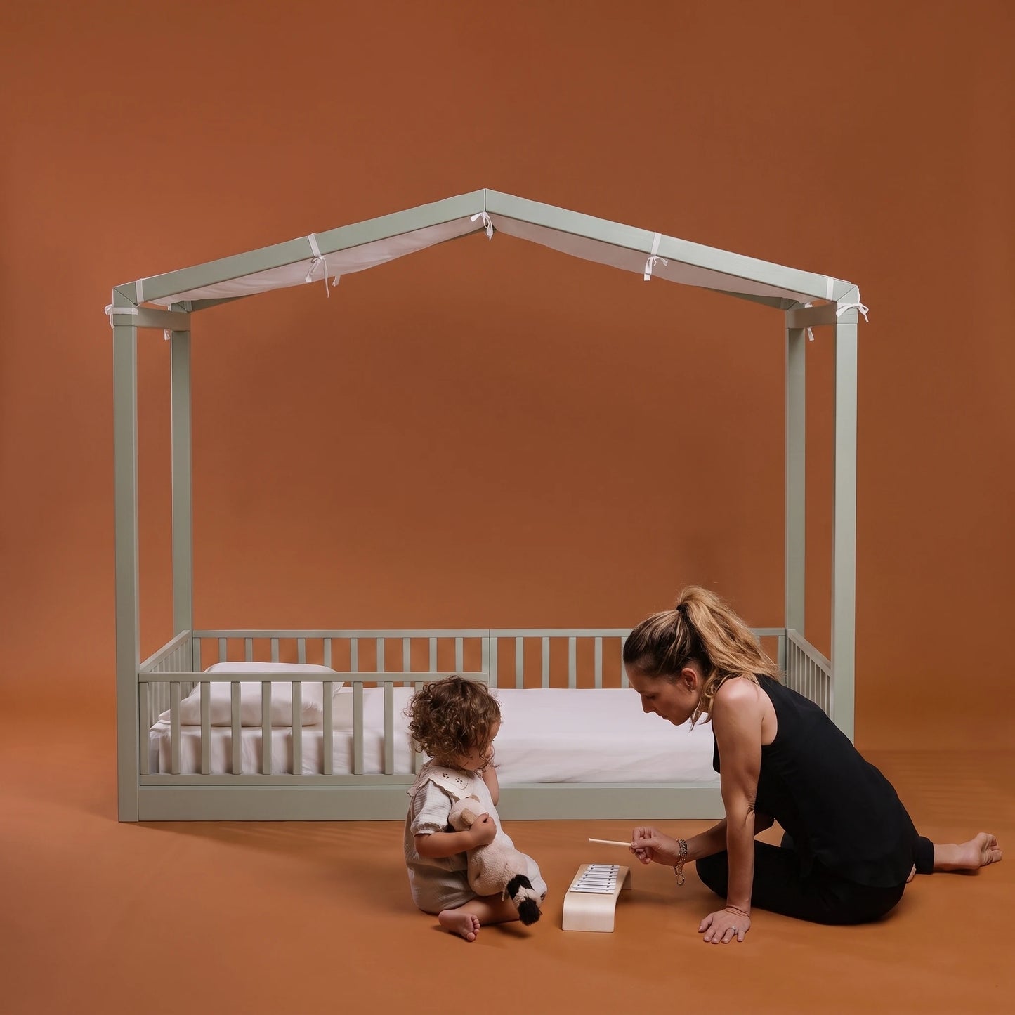 Letto evolutivo zero+ Dream bio paint Felce