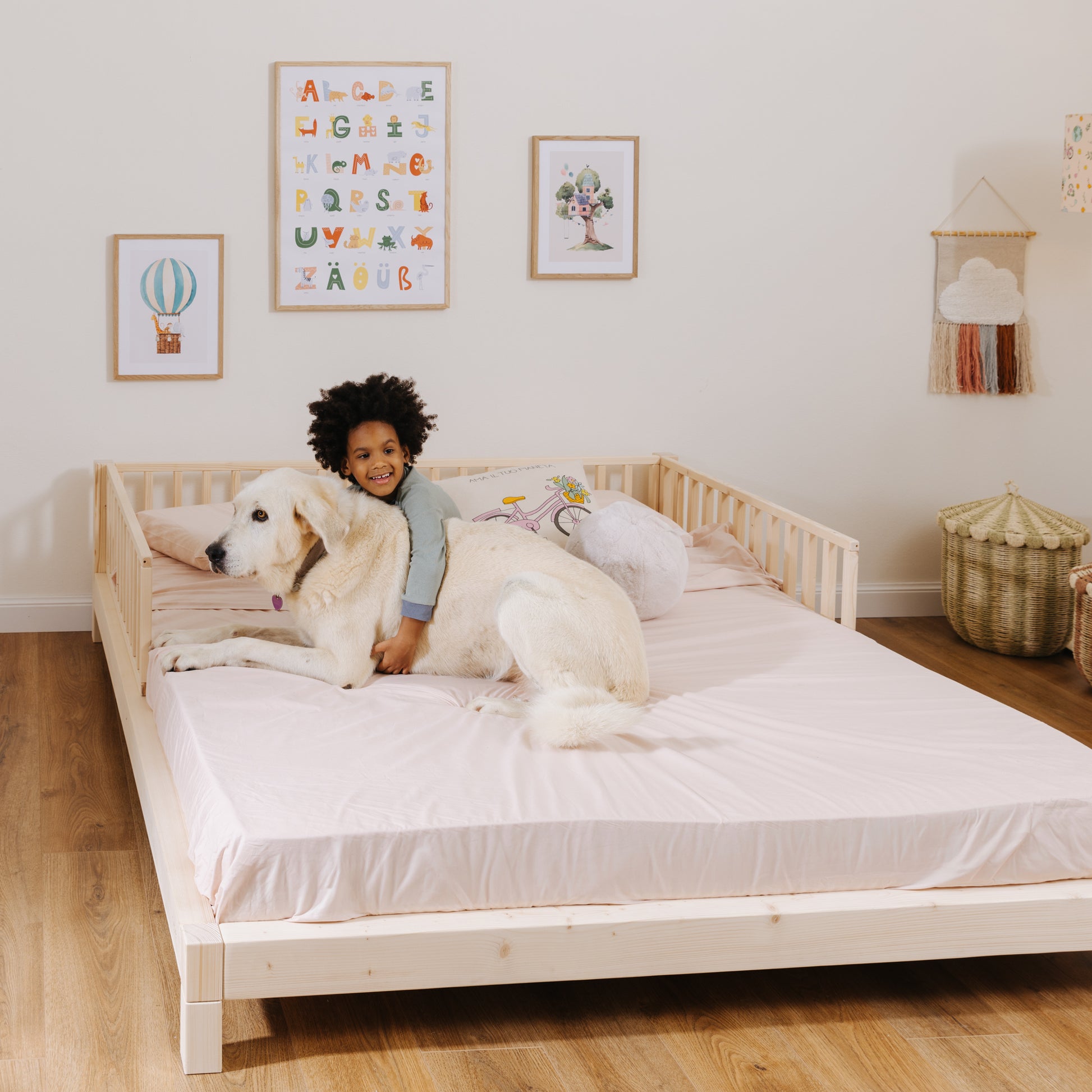 Letto A Terra Montessori Letto A Terra Oslo 190x140 Cm Petite