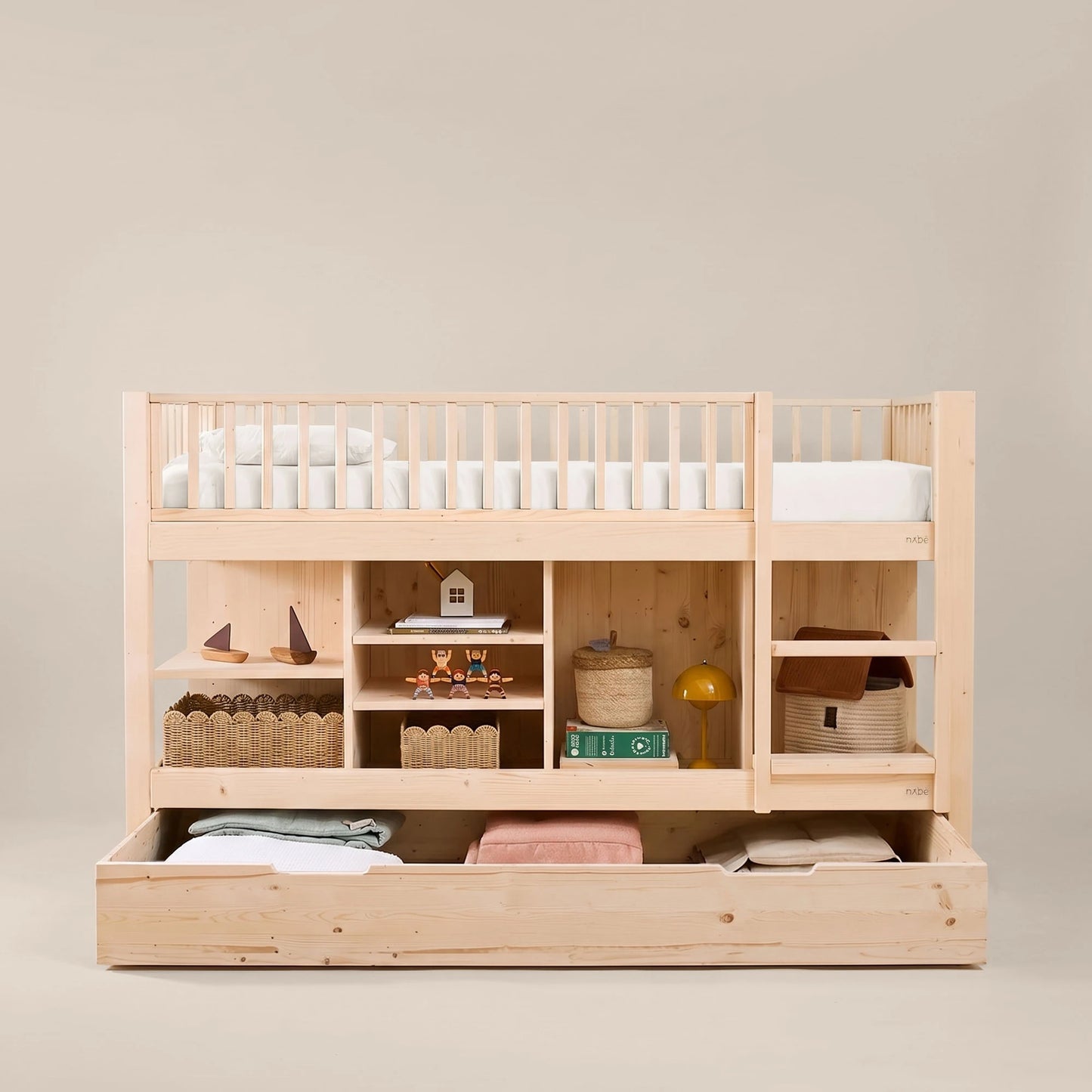 Letto a soppalco mezza altezza evolutivo zero+ Up