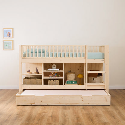 Letto a soppalco mezza altezza evolutivo zero+ Up