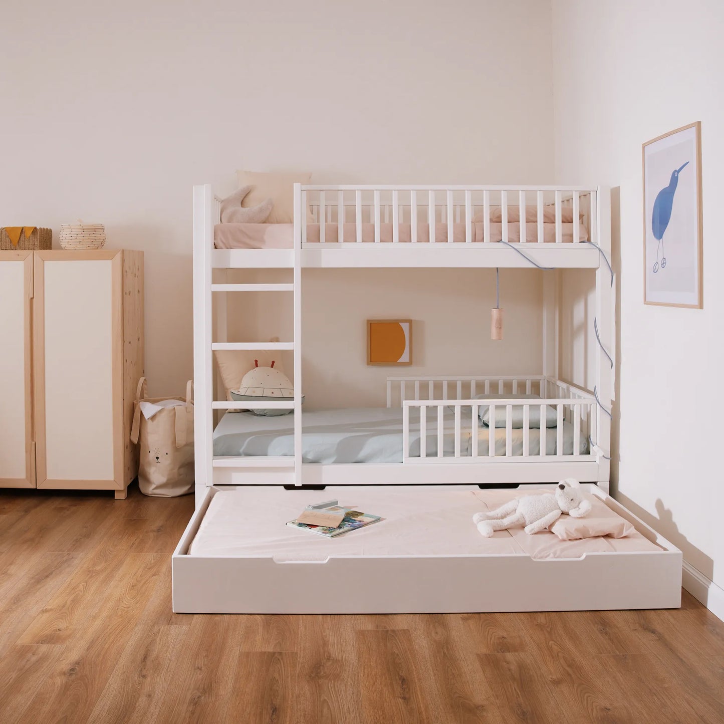 Letto a castello evolutivo zero+ Duo bio paint