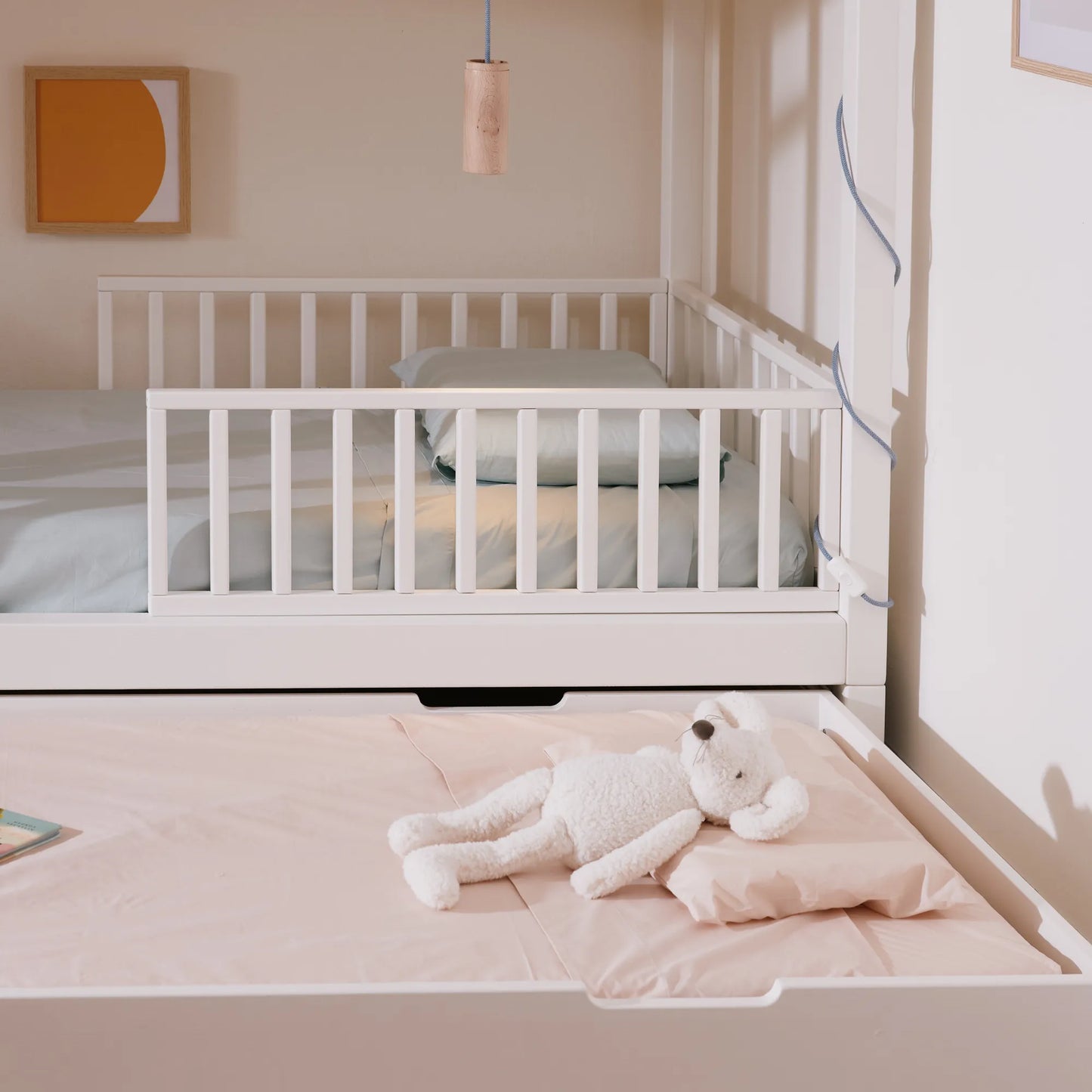 Letto a castello evolutivo zero+ Duo bio paint