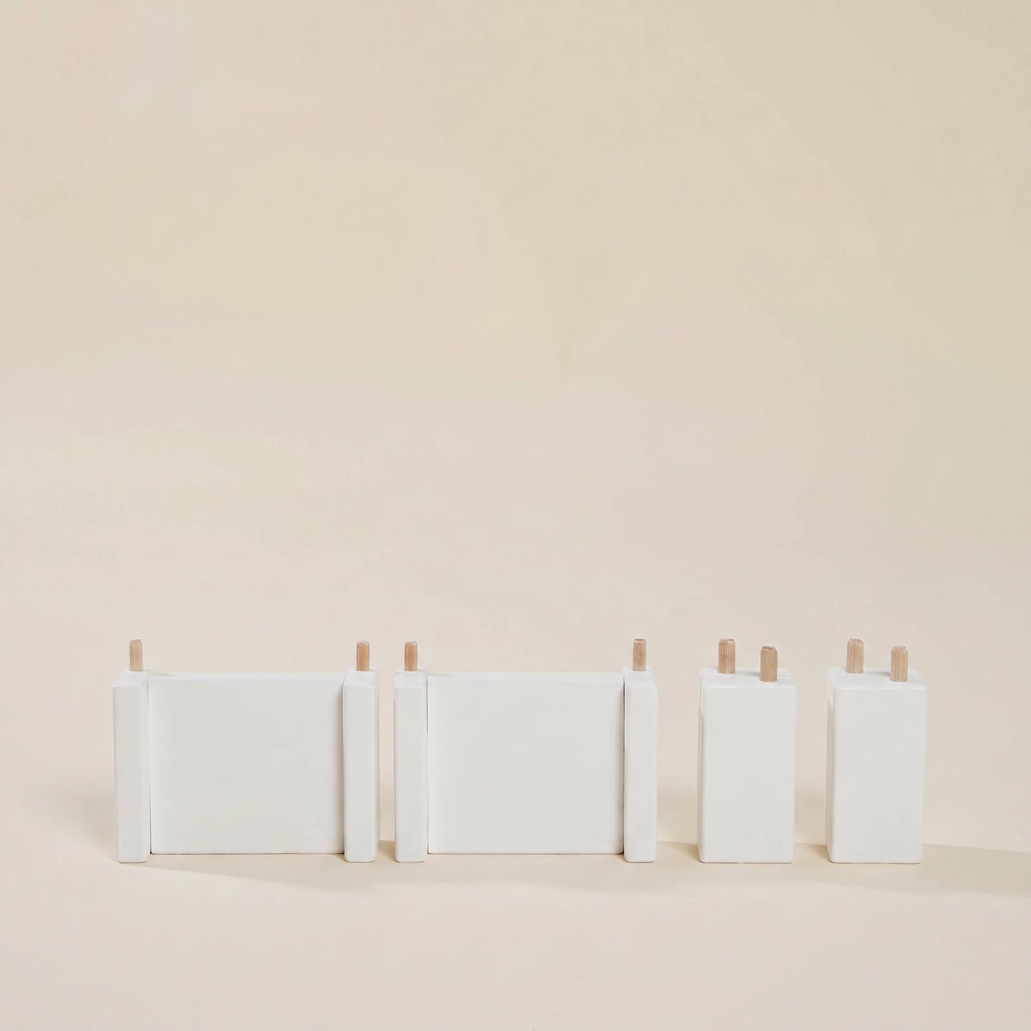 Kit Piedini bio paint Bianco per letto evolutivo zero+