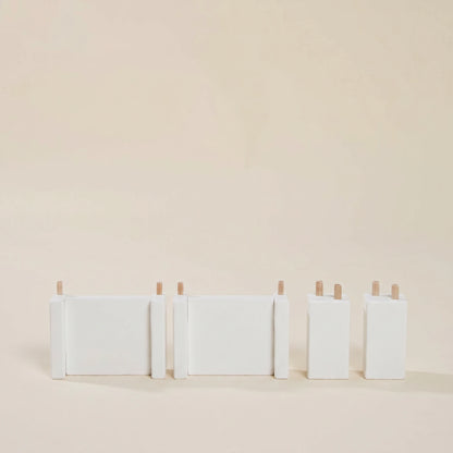 Kit Piedini bio paint Bianco per letto evolutivo zero+