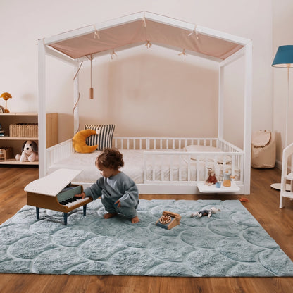 Comodino bio paint Bianco per letto evolutivo zero+