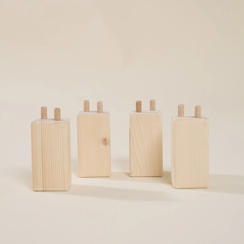 Kit Piedini per letto evolutivo zero+