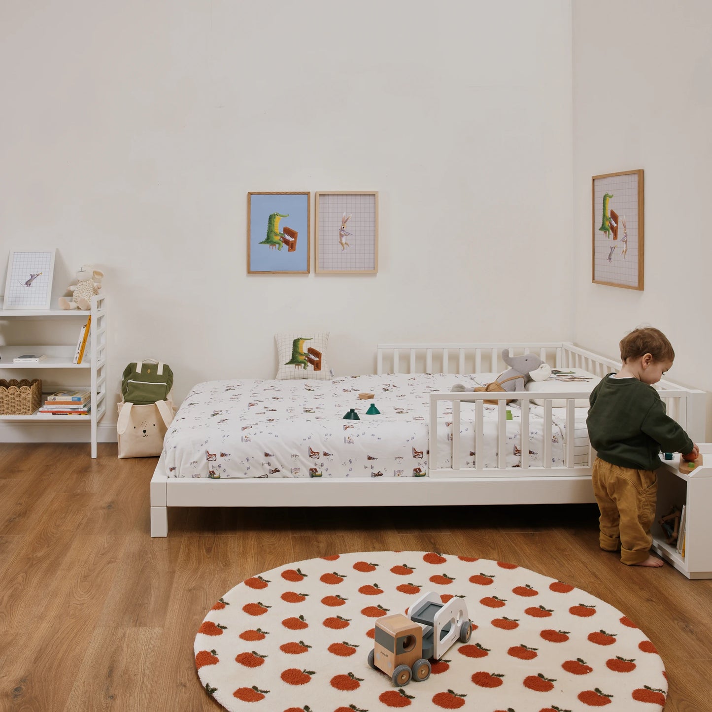 Comodino evolutivo EverGrow bio paint Bianco