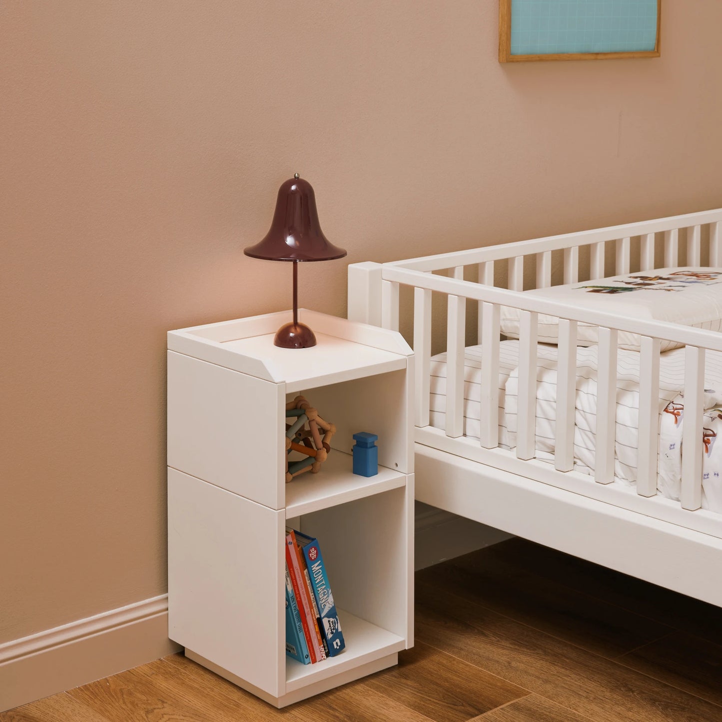Comodino evolutivo EverGrow bio paint Bianco