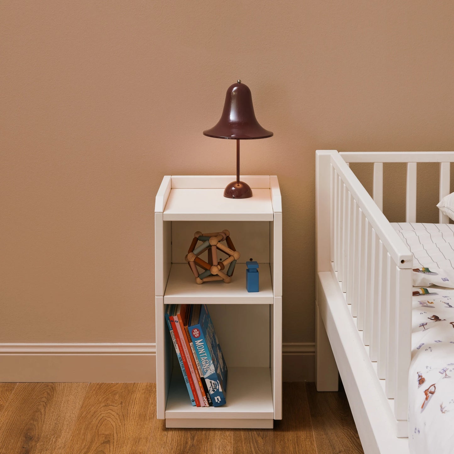 Comodino evolutivo EverGrow bio paint Bianco