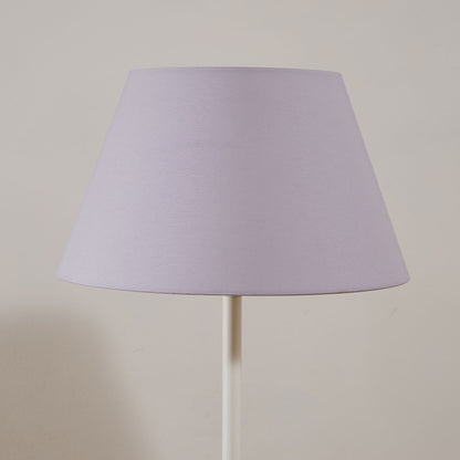 Lampada da terra con paralume tinta unita