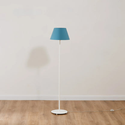 Lampada da terra con paralume tinta unita