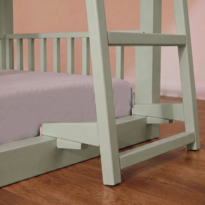 Letto a castello evolutivo zero+ Duo bio paint Felce