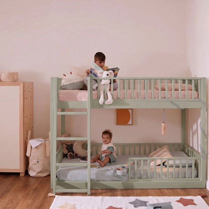 Letto a castello evolutivo zero+ Duo bio paint Felce