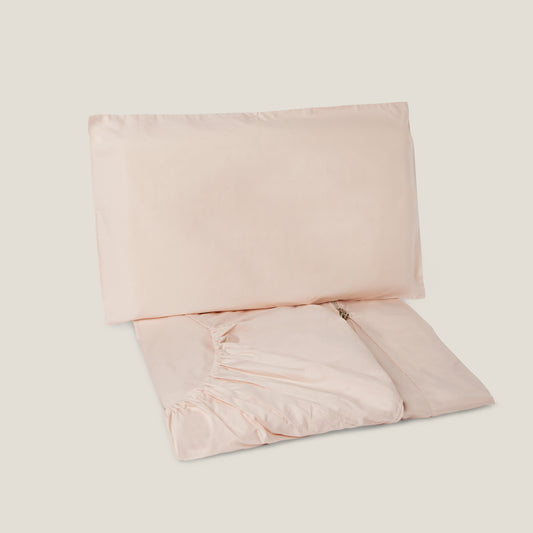 nabag - Set letto con zip integrata - Rosa Quarzo
