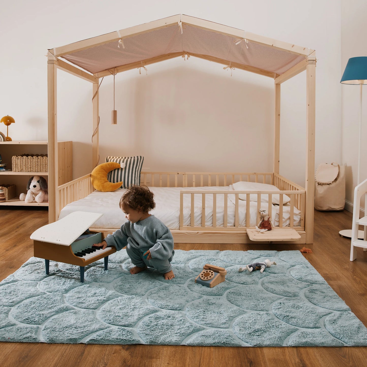 Comodino per letto evolutivo zero+