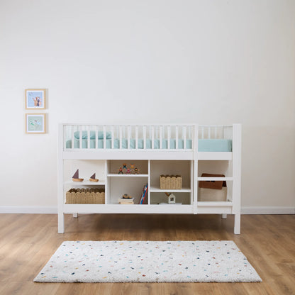 Letto a soppalco mezza altezza evolutivo zero+ Up bio paint