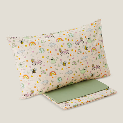 Set Lenzuola Ama il tuo pianeta