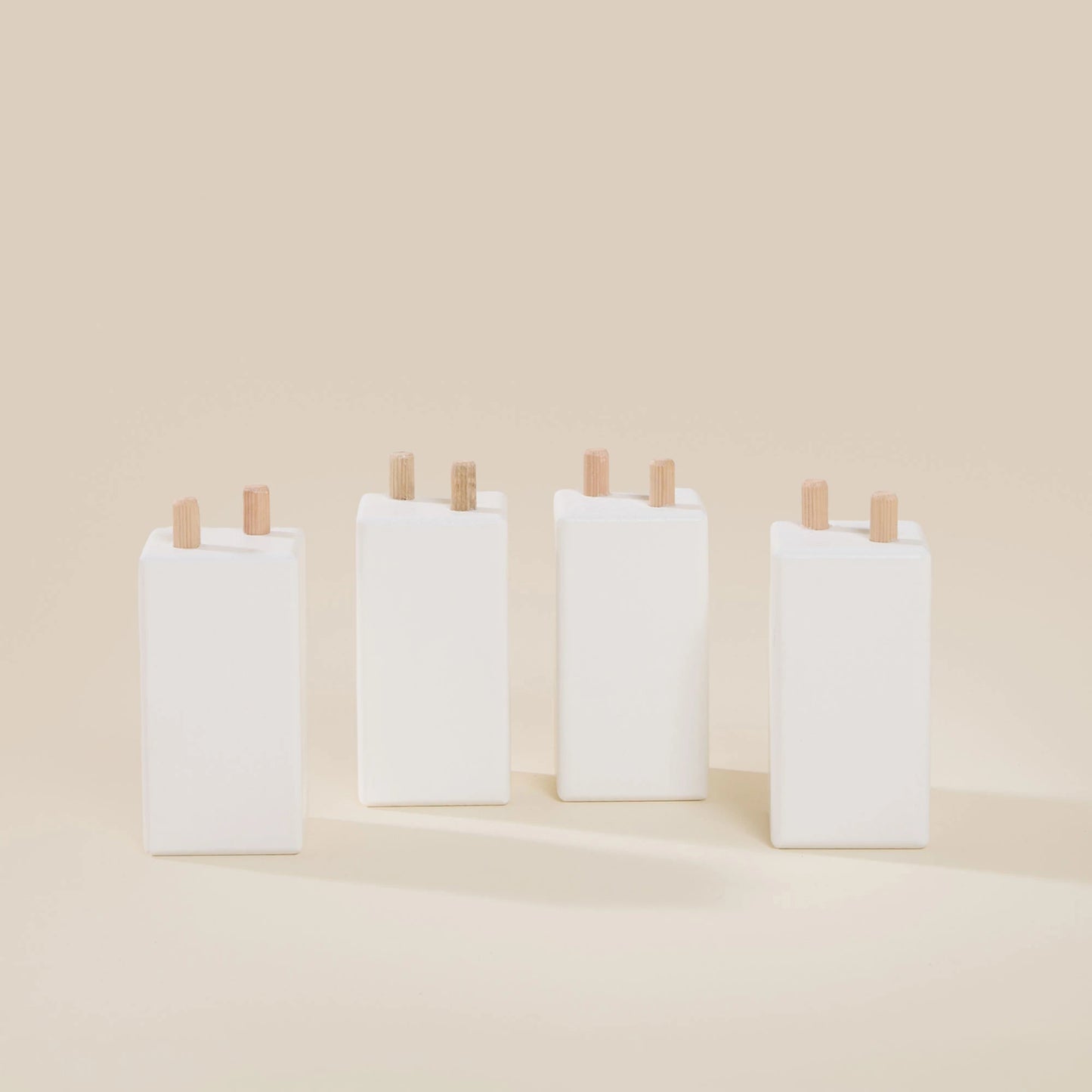 Kit Piedini bio paint Bianco per letto evolutivo zero+