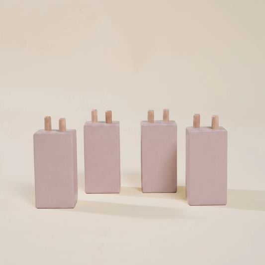 Kit Piedini bio paint per letto evolutivo zero+ Argilla