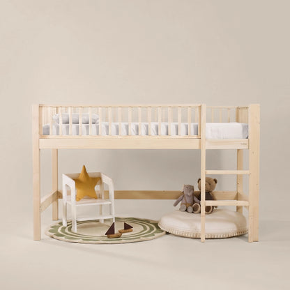 Letto a soppalco mezza altezza evolutivo zero+ Up